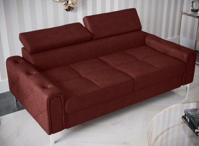 Design Couches Luxury Upholstery Furniture Sofa Couch Seat Leather Textile new 186x100cm